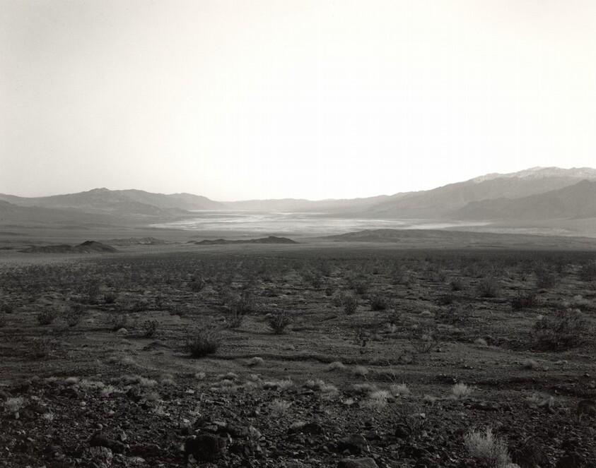 Lake Manly: Death Valley, a View of Ancient Lake Manly from Hells Gate (Evening)