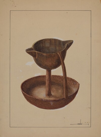 Iron Grease Lamp