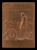 France Mourning the President of the Republic [reverse], Louis-Oscar Roty, 1894