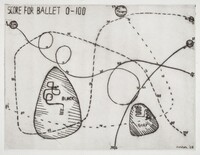 Score for Ballet 0-100, Alexander Calder, 1942