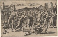 The Massacre of the Innocents, Marcantonio Raimondi after Raphael, c. 1511