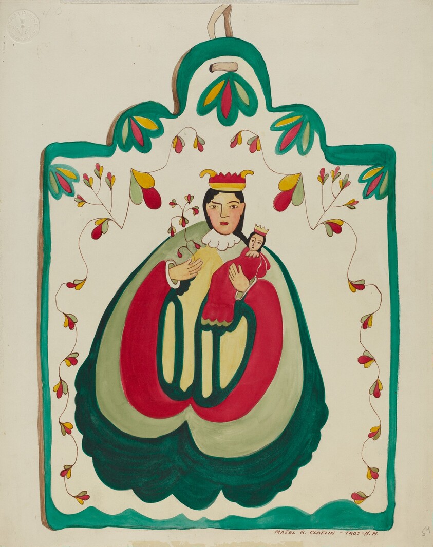 Wooden Retablo, San Antonio