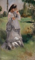 Woman in a Park, Auguste Renoir, 1866