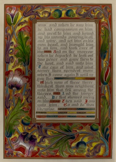 Illuminated Parable: Man Among Thieves