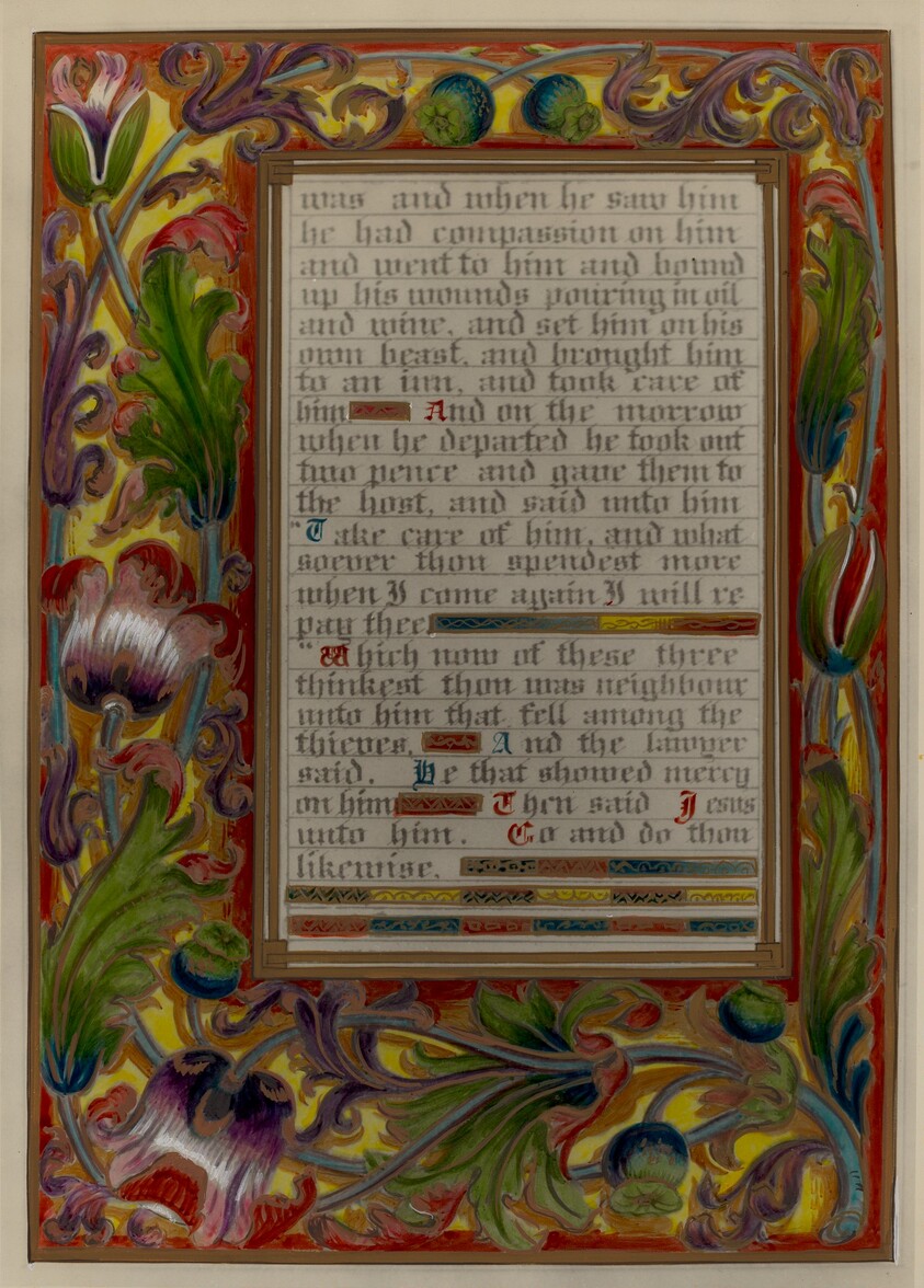 Illuminated Parable: Man Among Thieves