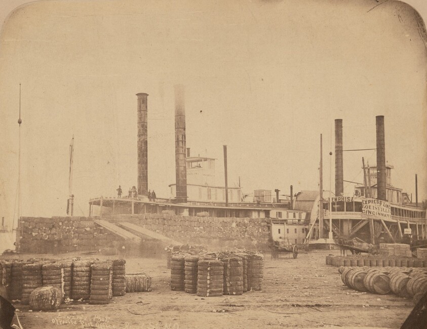 The Steamer Magnolia at the Port of New Orleans