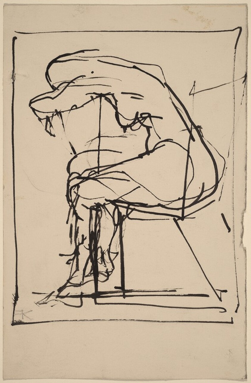 Seated Female Nude