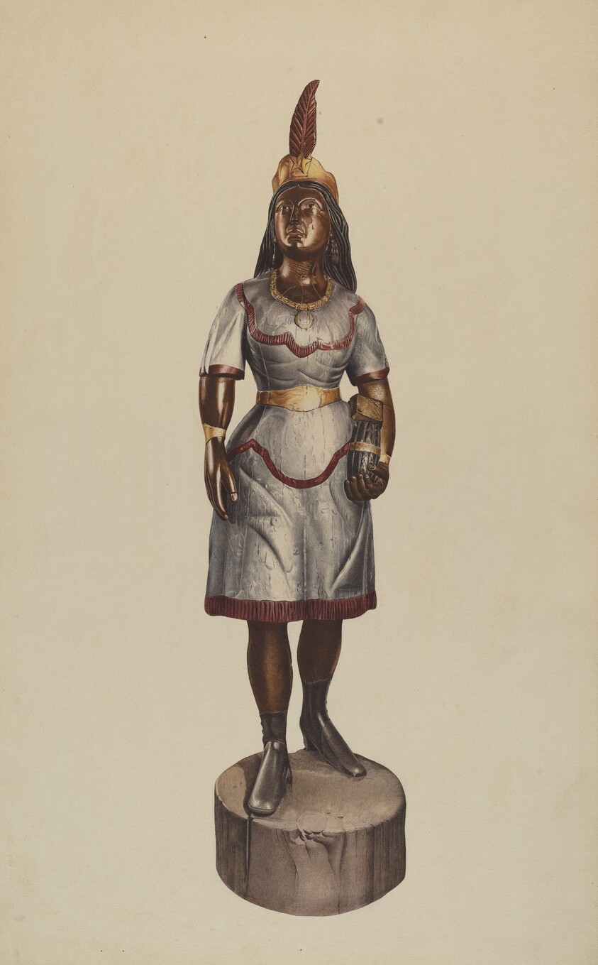 Cigar Store Pocahontas