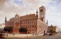 City Hall at Thorn, Eduard Gaertner, 1848