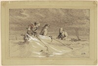 Study for "Shad Fishing", William Tylee Ranney, c. 1846