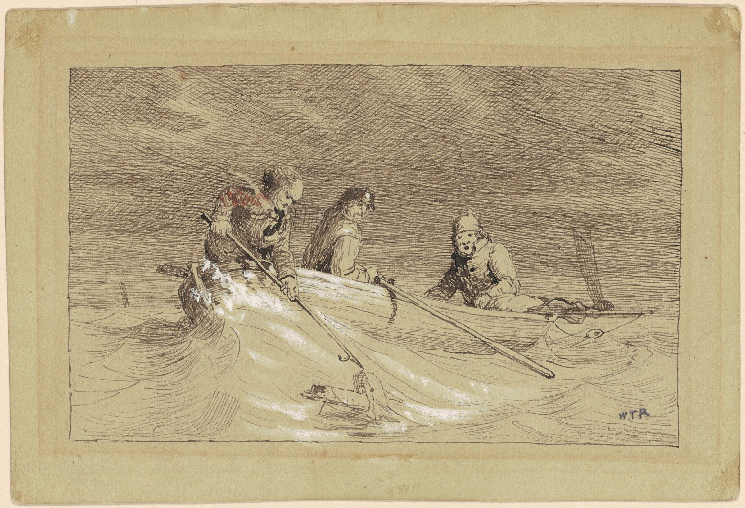 Study for "Shad Fishing", William Tylee Ranney, c. 1846