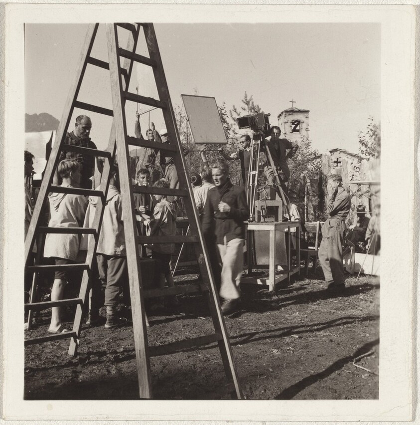 Behind scenes--Filming "Landammann Stauffacher"