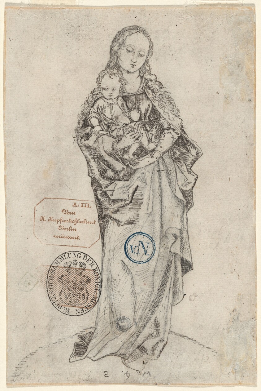 Virgin and Child with the Apple (verso)