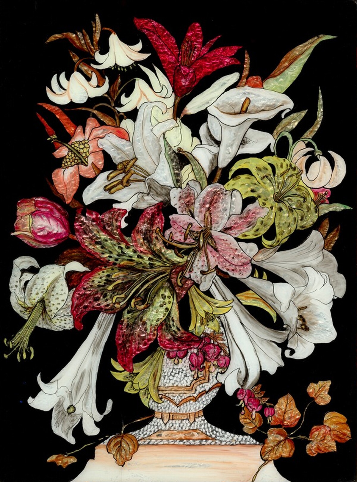Vase of Lilies
