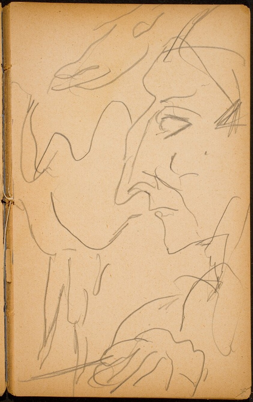 Artist oder Clown mit Tier (Performer with Animal) [p. 39]