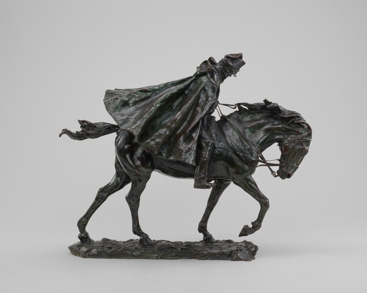 Horseman in a Storm