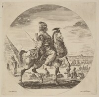 A Black Horseman, Stefano Della Bella