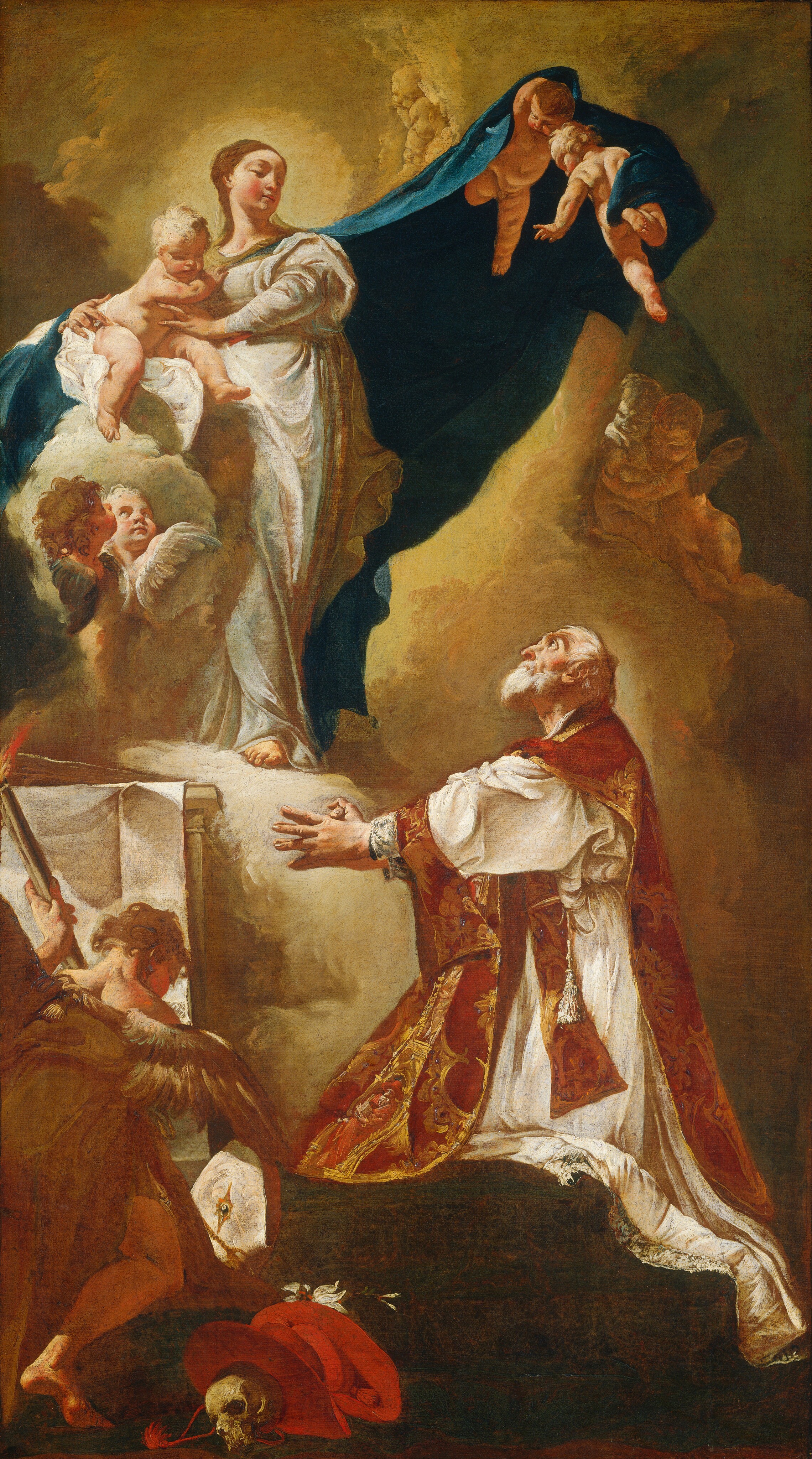 Madonna and Child Appearing to Saint Philip Neri by Giovanni