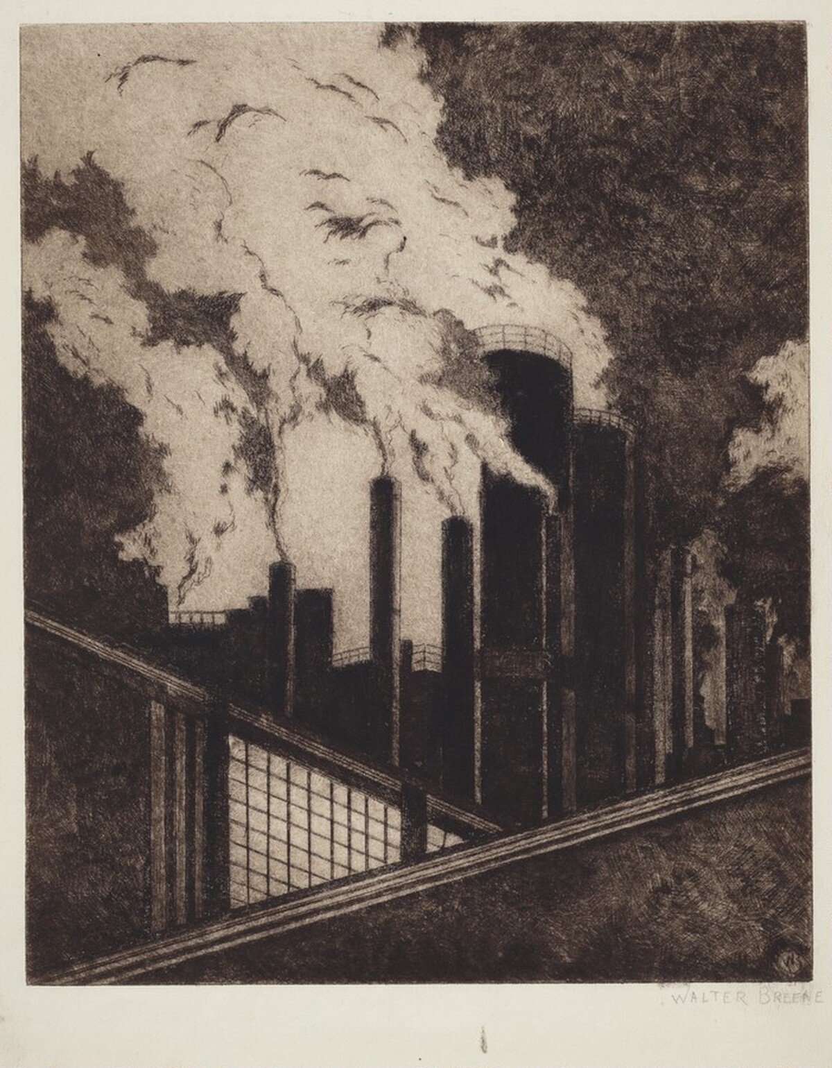 Untitled (Industrial Scene)