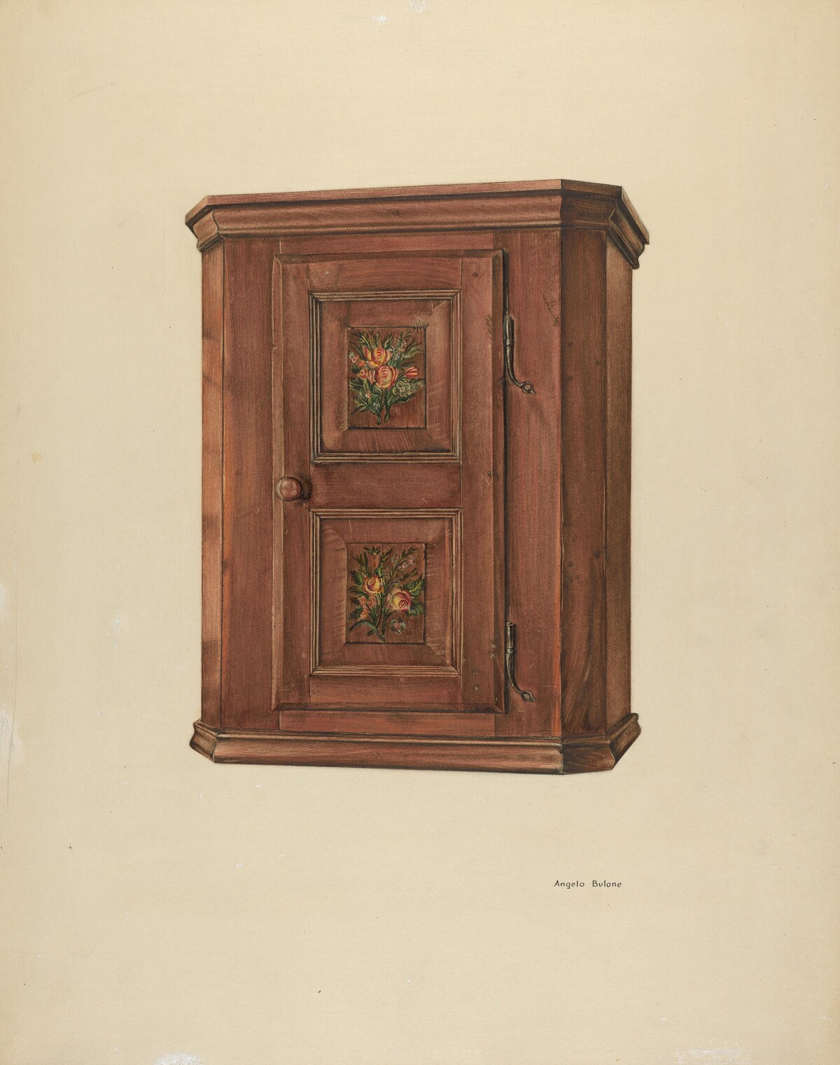 Zoar Cherry Bonnet Cabinet