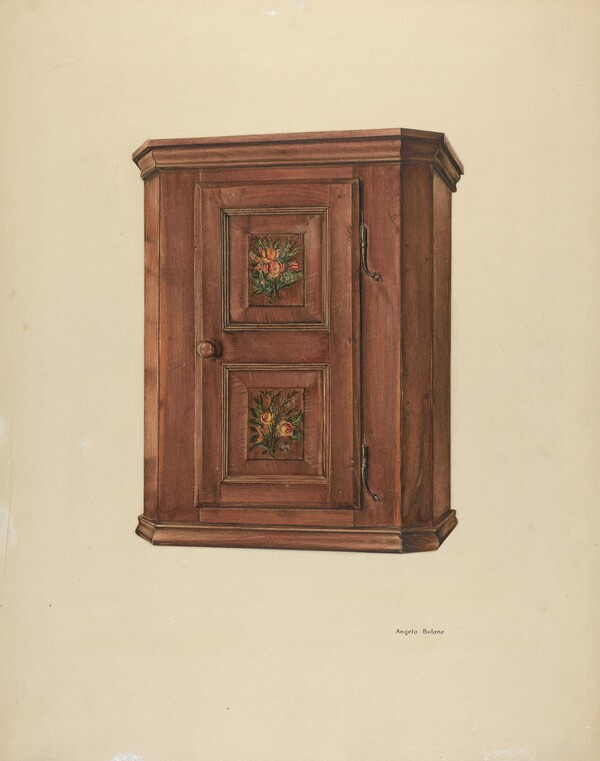 Zoar Cherry Bonnet Cabinet