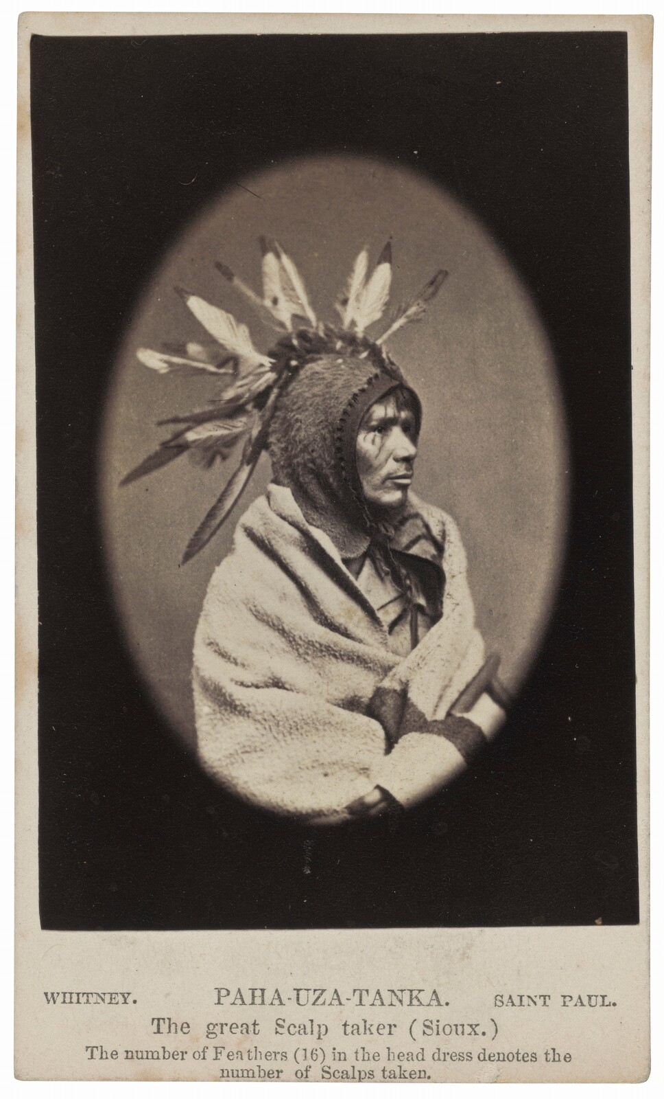 Paha-Uza-Tanka, Joel E. Whitney, c. 1862