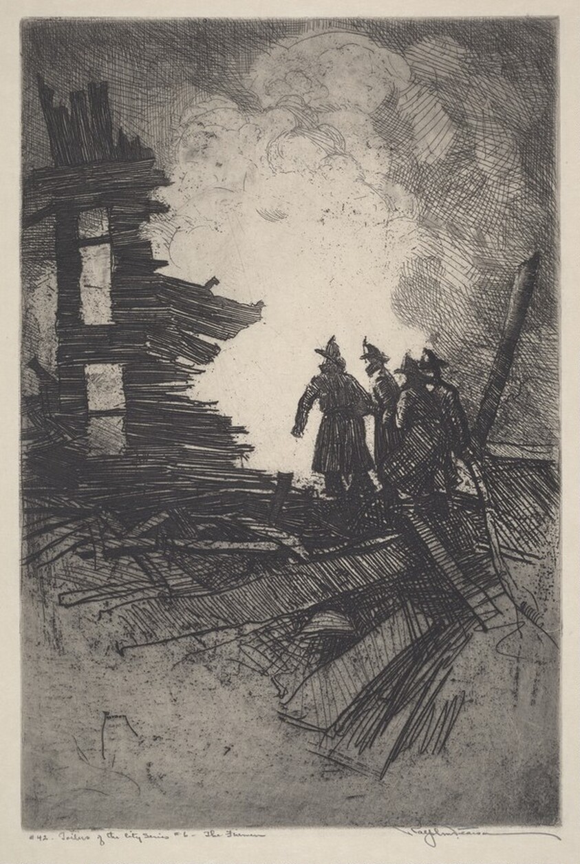 Toilers of the City Series #6 - the Firemen