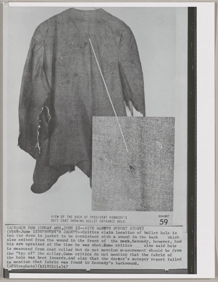 Title from caption on object: "Kennedy's Jacket"