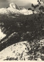 Mount Galen Clark, Yosemite Park, Ansel Adams, 1927