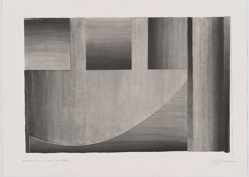 Untitled [element in black proof]