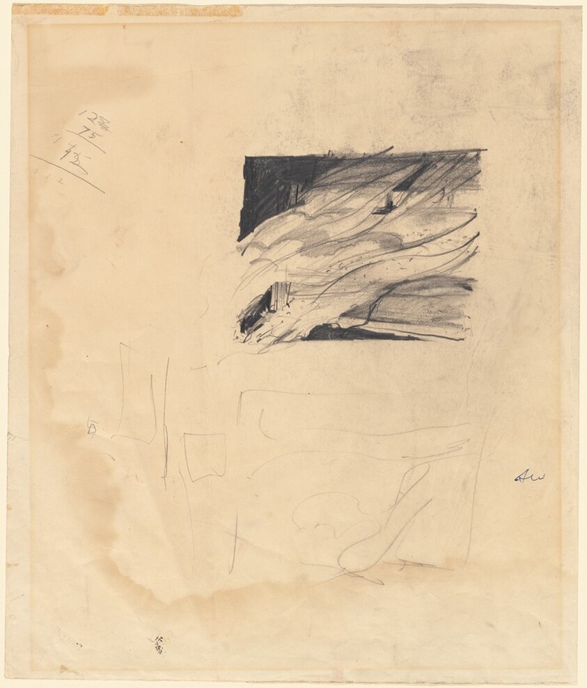 Study for "Wind from the Sea" (recto)