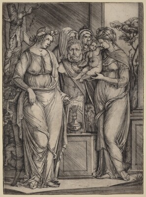 Large Sacrifice to Priapus, Jacopo de' Barbari, c. 1499/1501