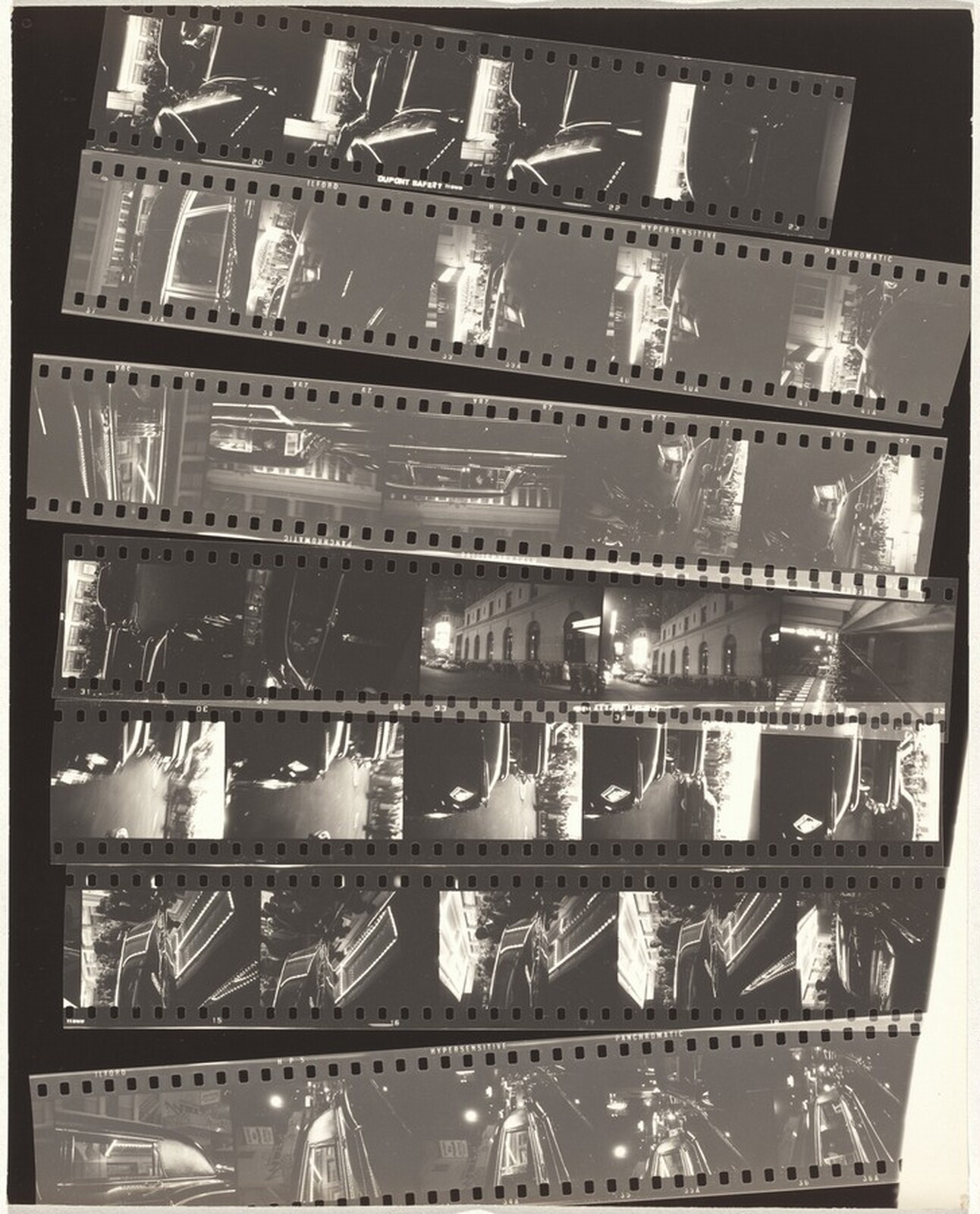 Broadway no number, Robert Frank, 1957