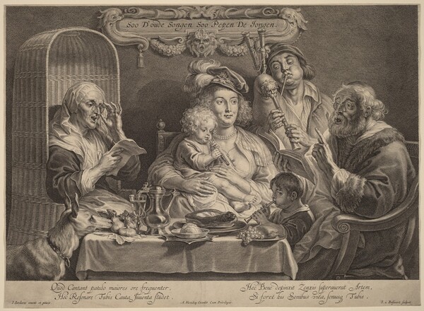 Soo D'oude Songen Soo Pepen De Jongen (As the old sing, so the young twitter)