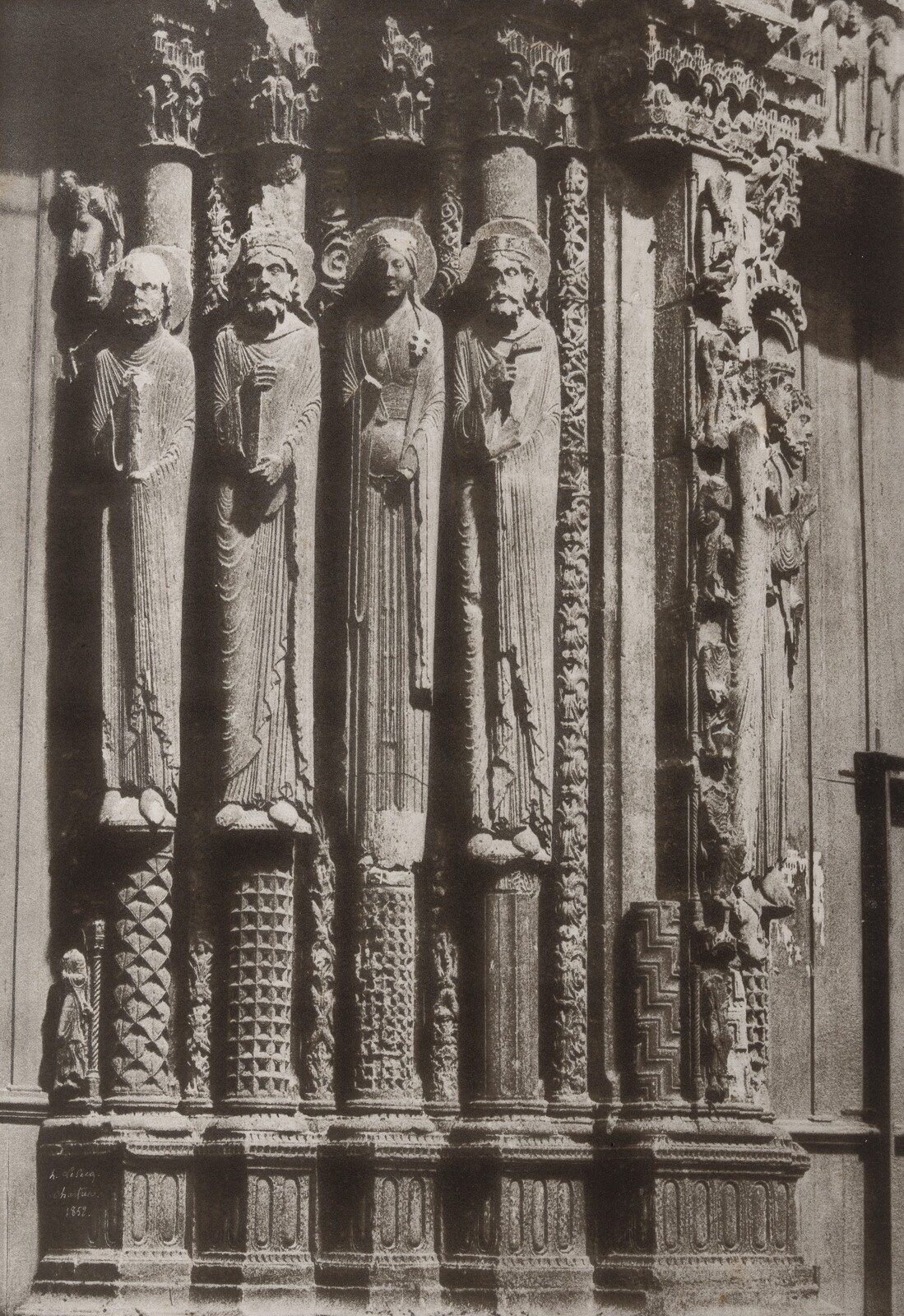 Chartres Cathedral, Henri Le Secq, 1852, printed 1870