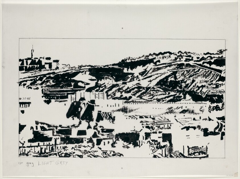 Drawing for "Jerusalem, Temple Mount"