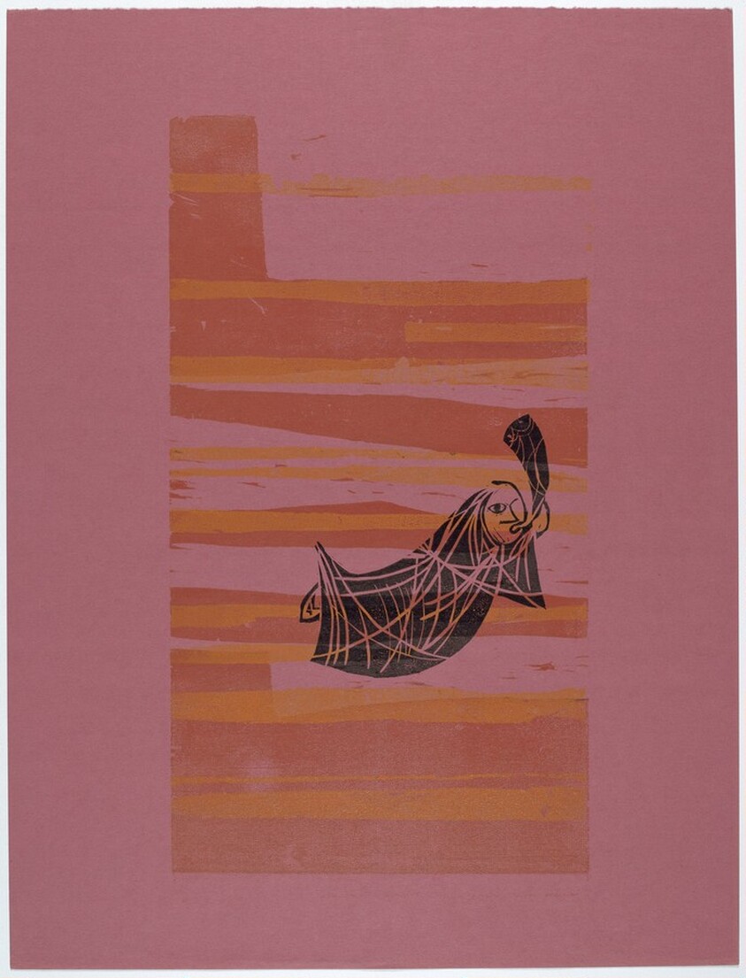 Figure Blowing a Horn