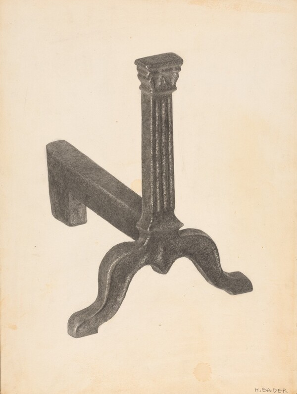 Andiron (one of pair)