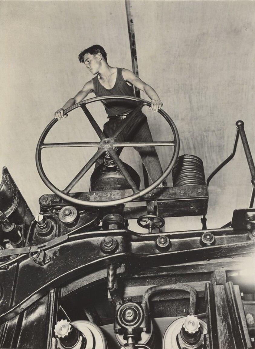 A Komsomol Youth at the Wheel
