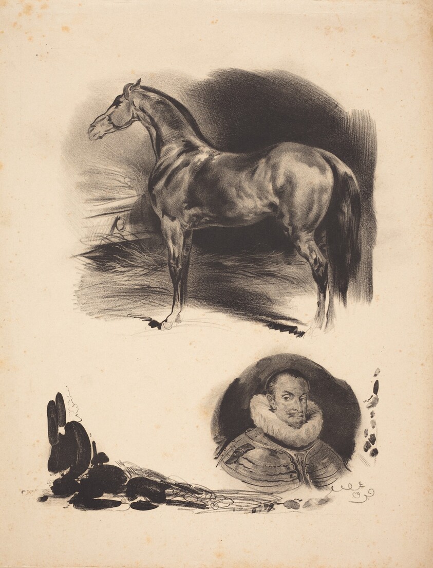 Sketches of a Horse and a Nobleman