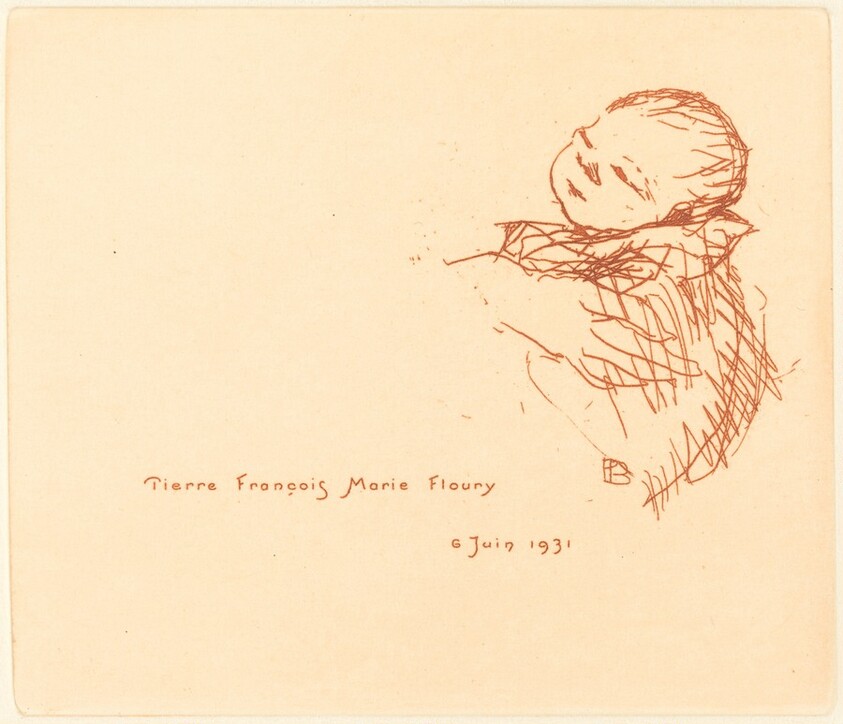 Billet de naissance de Pierre François Marie Floury