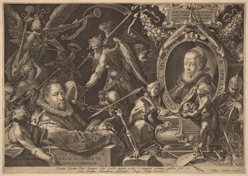 Bartholomaeus Spranger and his Late Wife Christina Muller
