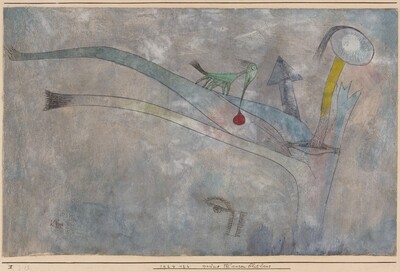 Grüne Pflanzen Blutlaus (Green Plant-Blood-Louse), Paul Klee, 1924