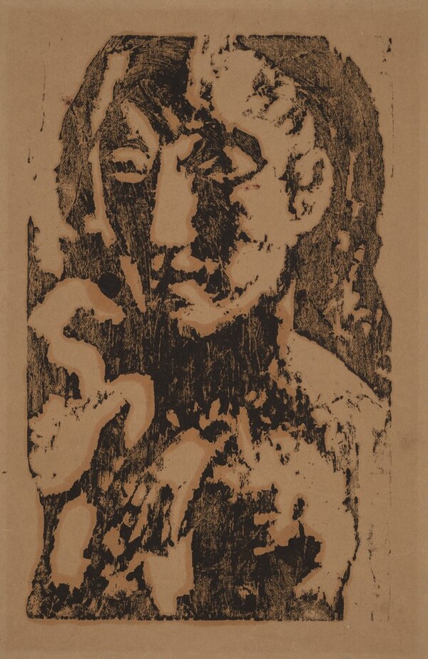 Bust of a Woman with Hand Raised (Buste de femme à la main levée)