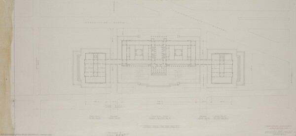 Early Plan Study: Three Unit Scheme 3rd to 7th Streets
