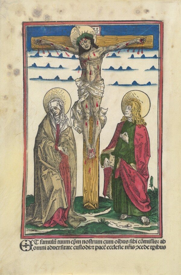 Christ on the Cross with the Virgin and Saint John