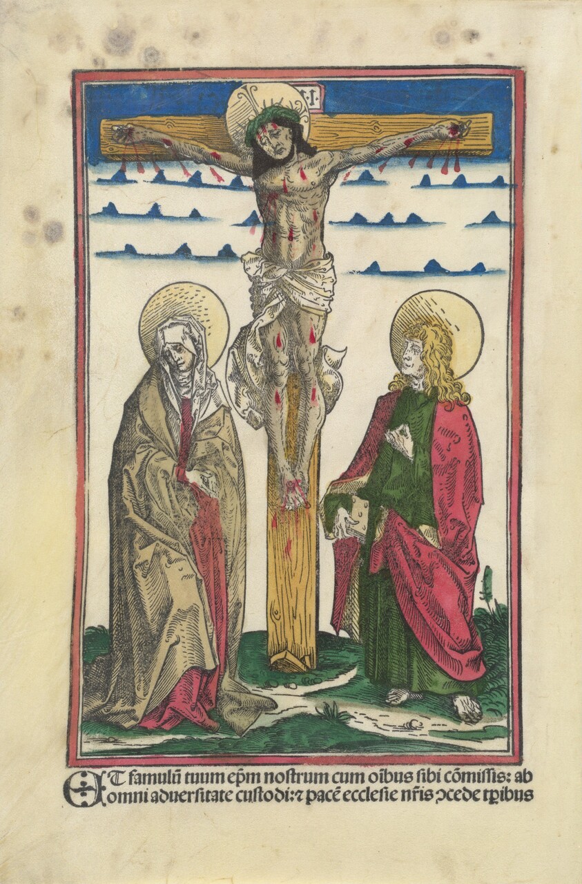 Christ on the Cross with the Virgin and Saint John