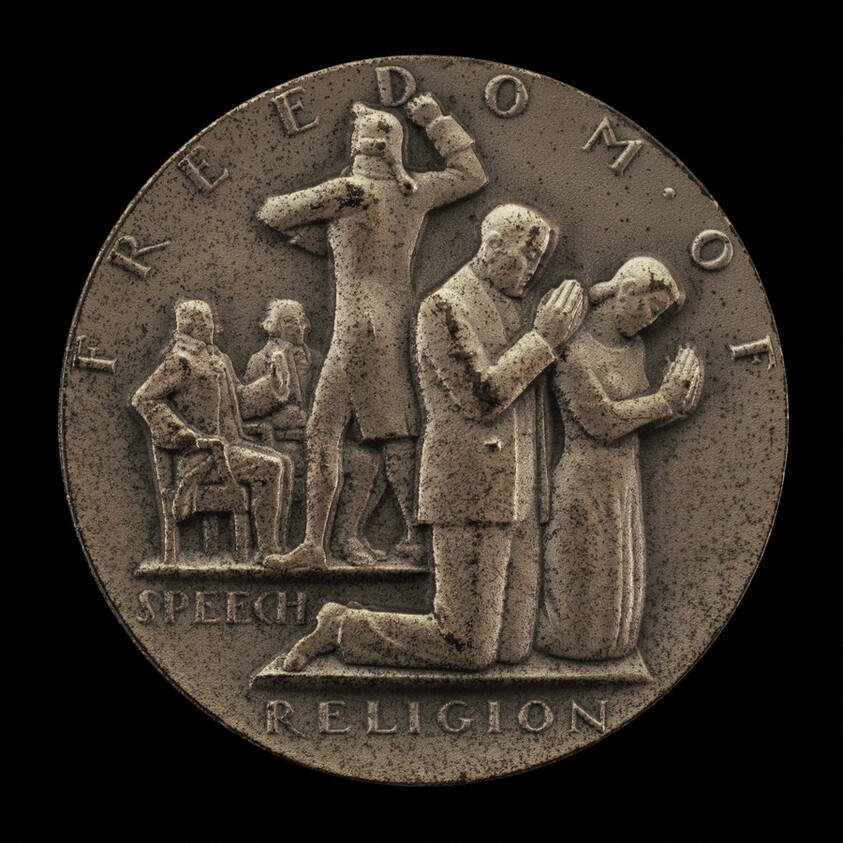 Freedom of Speech and Religion [obverse]