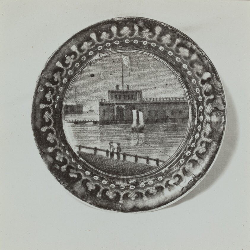 Plate - "Castle Garden and Battery"