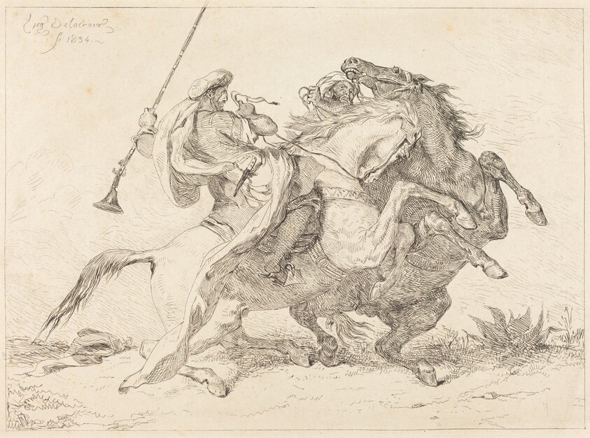 Encounter of the Moorish Horsemen (Rencontre de Cavaliers Maures)
